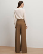 Veronica Beard Rimini Wide-Leg Pant - Malt Multi