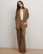 Veronica Beard Rimini Wide-Leg Pant - Malt Multi