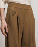 Veronica Beard Rimini Wide-Leg Pant - Malt Multi