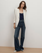 Veronica Beard Battista Dickey Jacket - Dove White