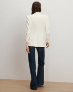Veronica Beard Battista Dickey Jacket - Dove White