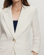 Veronica Beard Battista Dickey Jacket - Dove White