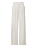 Veronica Beard Marbeau Wide-Leg Pant - Dove White