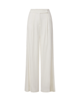 Veronica Beard Marbeau Wide-Leg Pant - Dove White