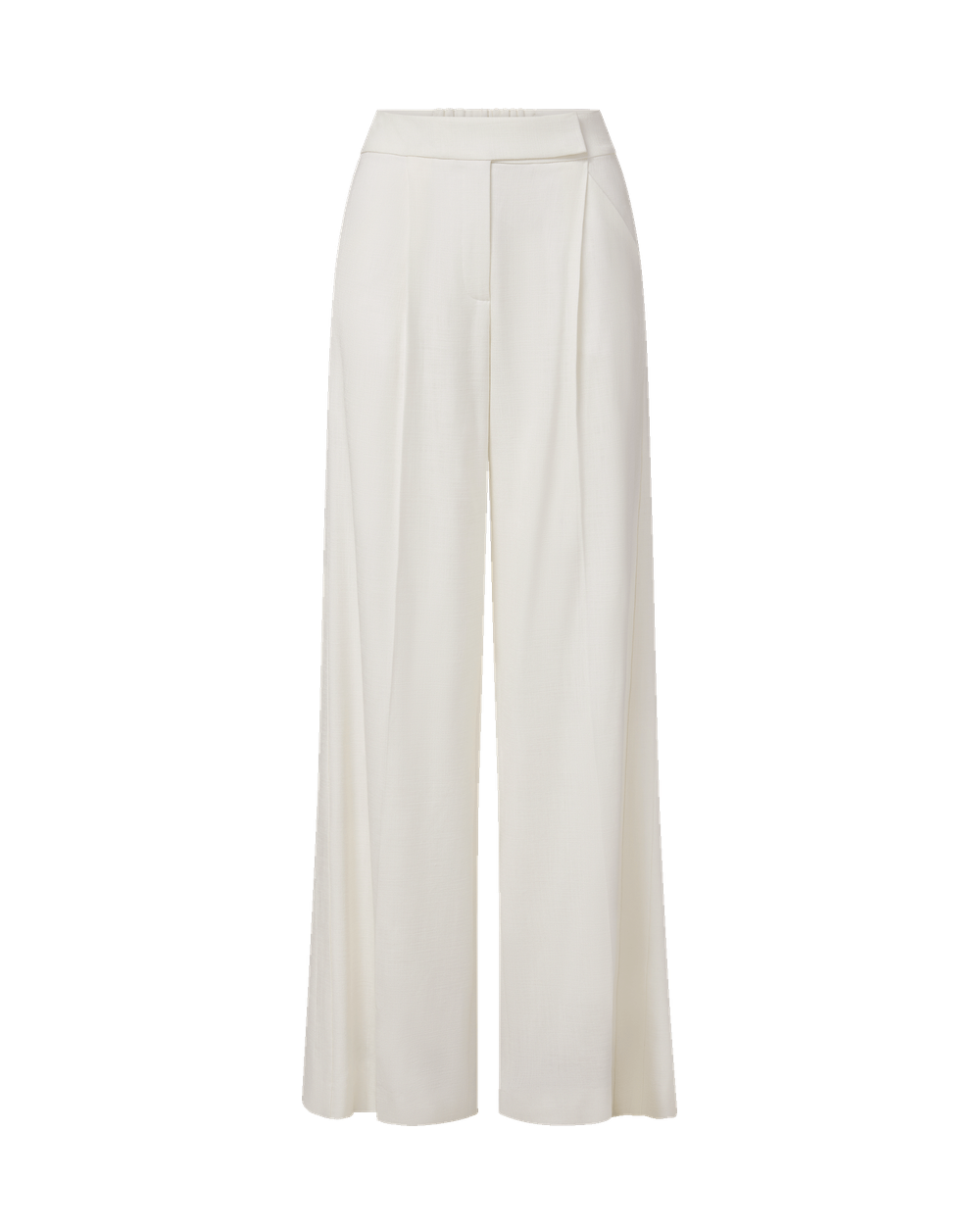 Veronica Beard Marbeau Wide-Leg Pant - Dove White