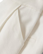 Veronica Beard Marbeau Pleated Short - Dove White
