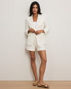 Veronica Beard Battista Dickey Jacket - Dove White