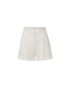 Veronica Beard Marbeau Pleated Short - Dove White