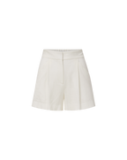Veronica Beard Marbeau Pleated Short - Dove White
