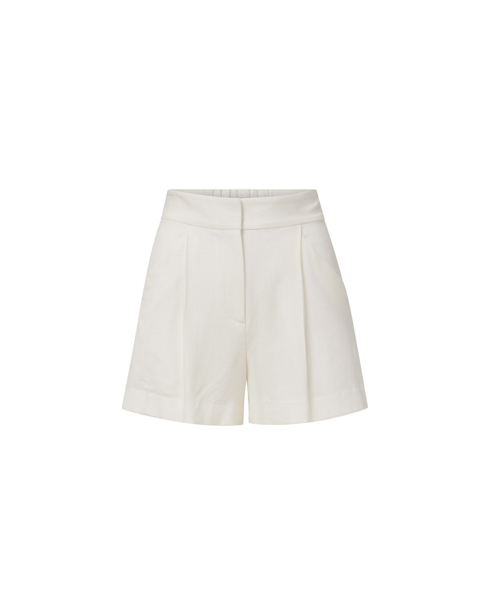 Veronica Beard Marbeau Pleated Short - Dove White