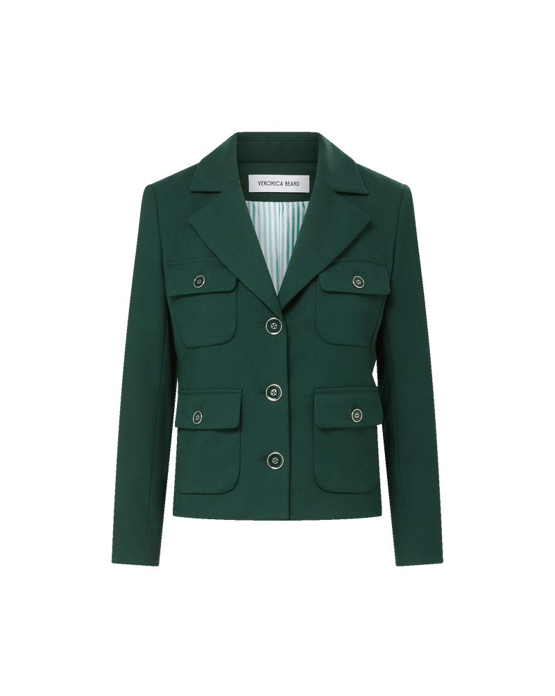 Nevis Jacket in Navy | Veronica Beard