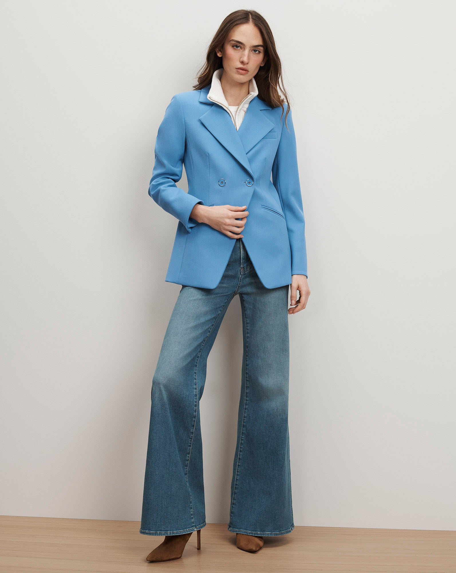 Amos Dickey Jacket in Blue Jasper | Veronica Beard
