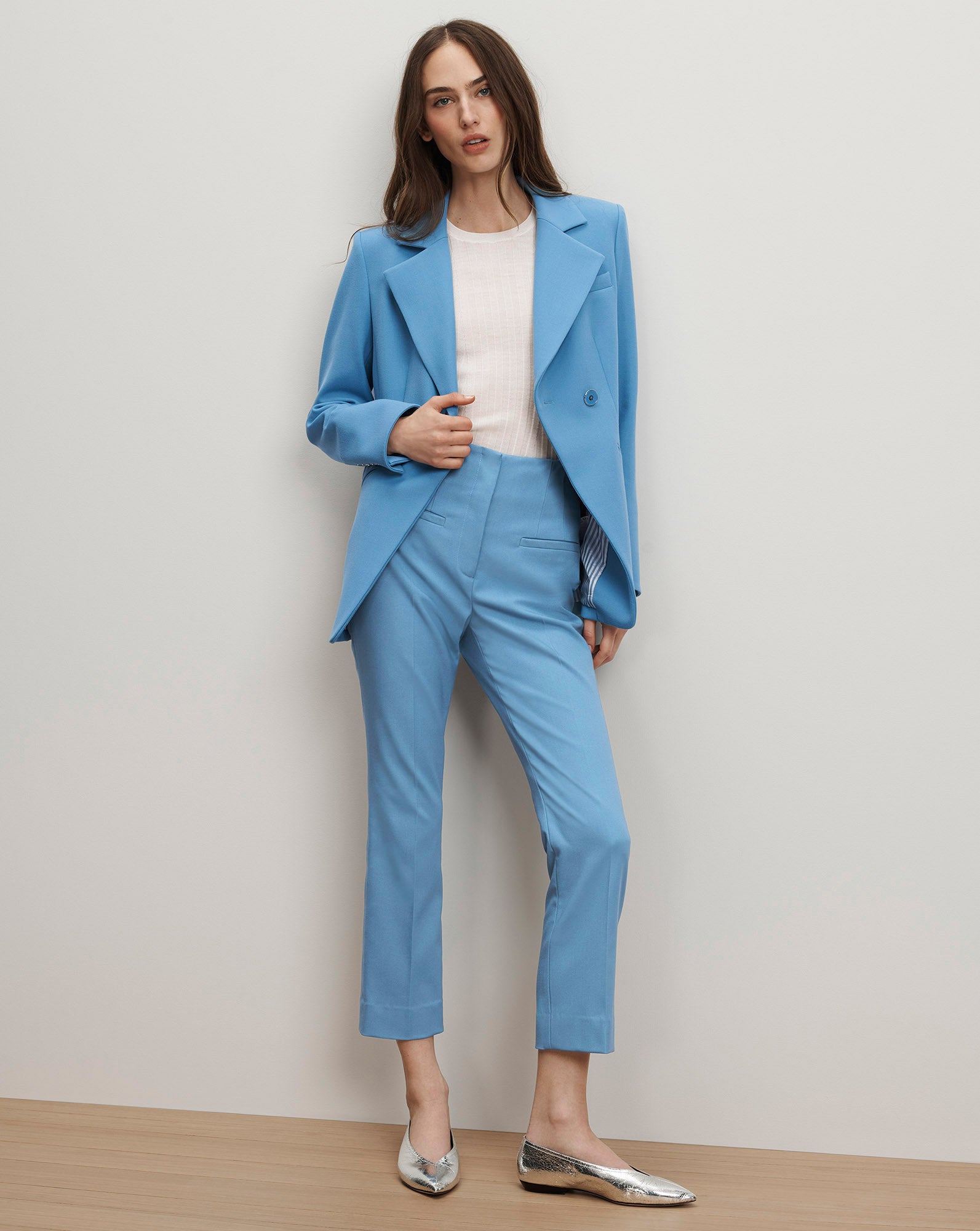 Veronica Beard Amos Dickey Jacket - Blue Jasper