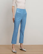 Veronica Beard Kean Slim-Leg Pant - Blue Jasper