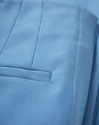 Veronica Beard Kean Slim-Leg Pant - Blue Jasper