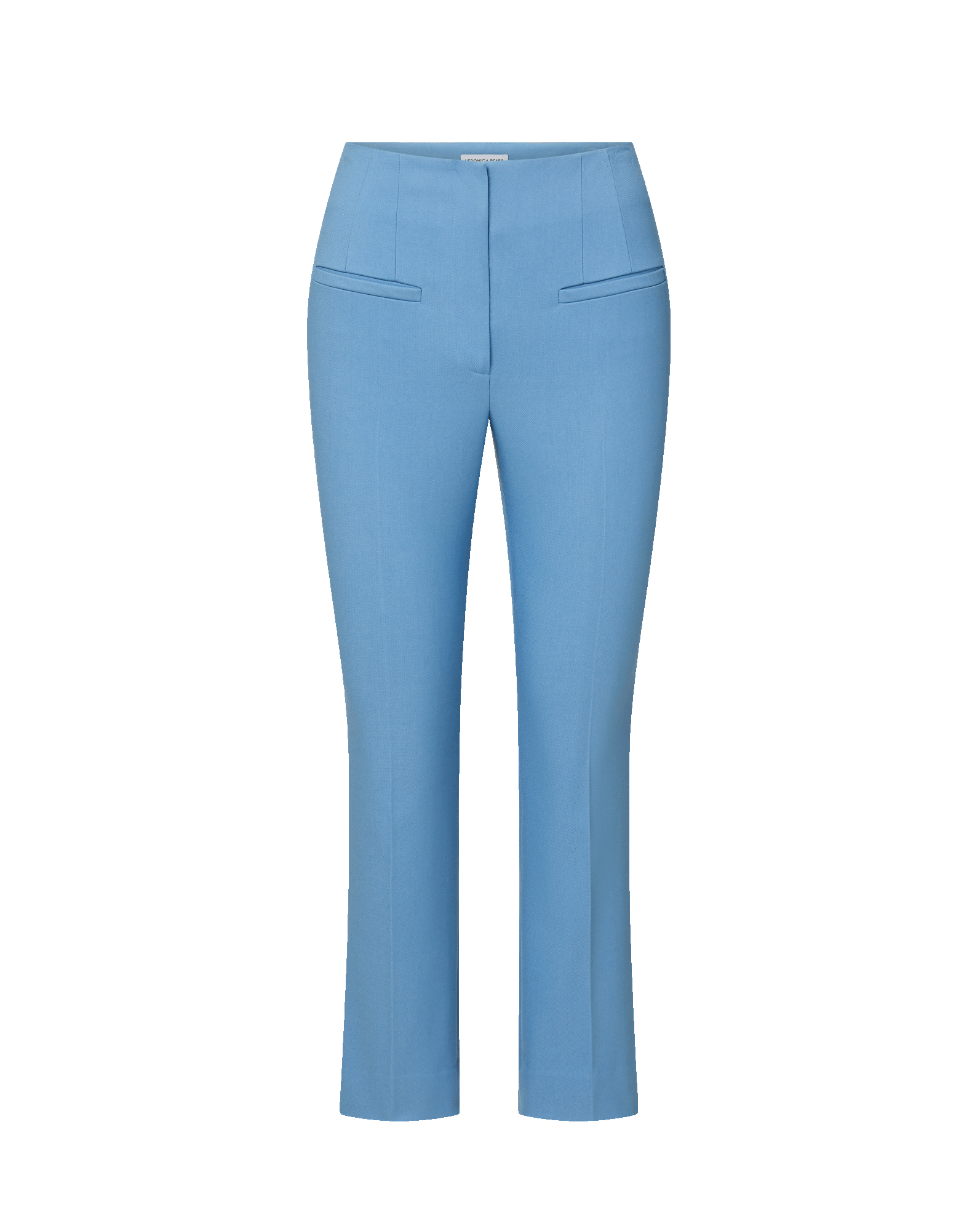 Kean Slim-Leg Cropped Pant in Blue Jasper | Veronica Beard