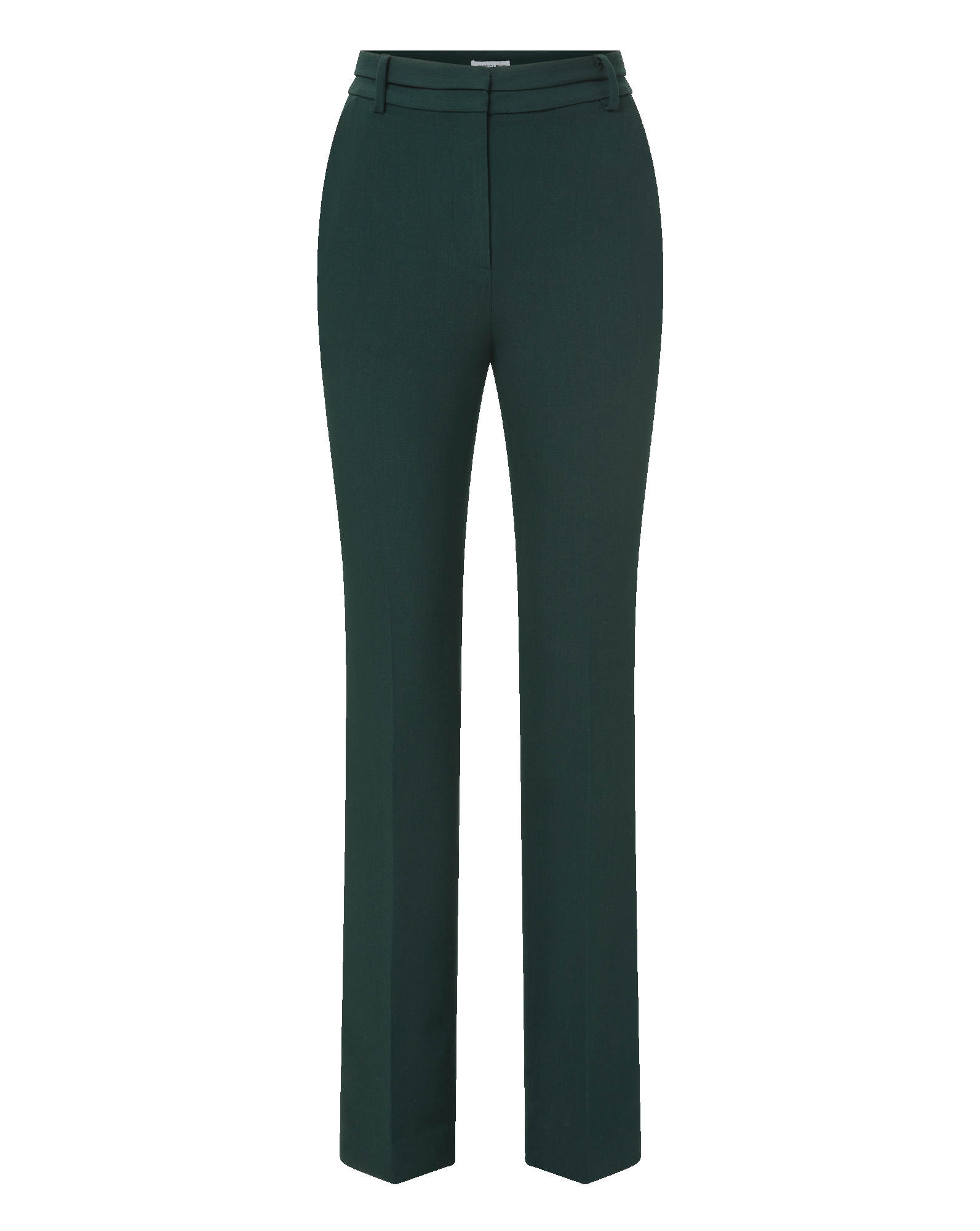 Melvin Flared Pant in Dark Hunter Green | Veronica Beard