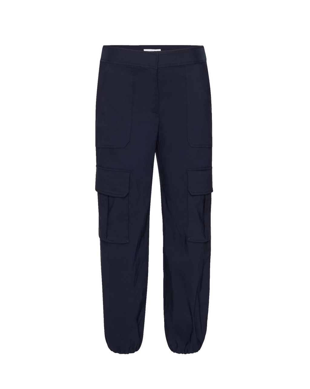 Veronica Beard Dari Wide-Leg Cargo Pant - Navy