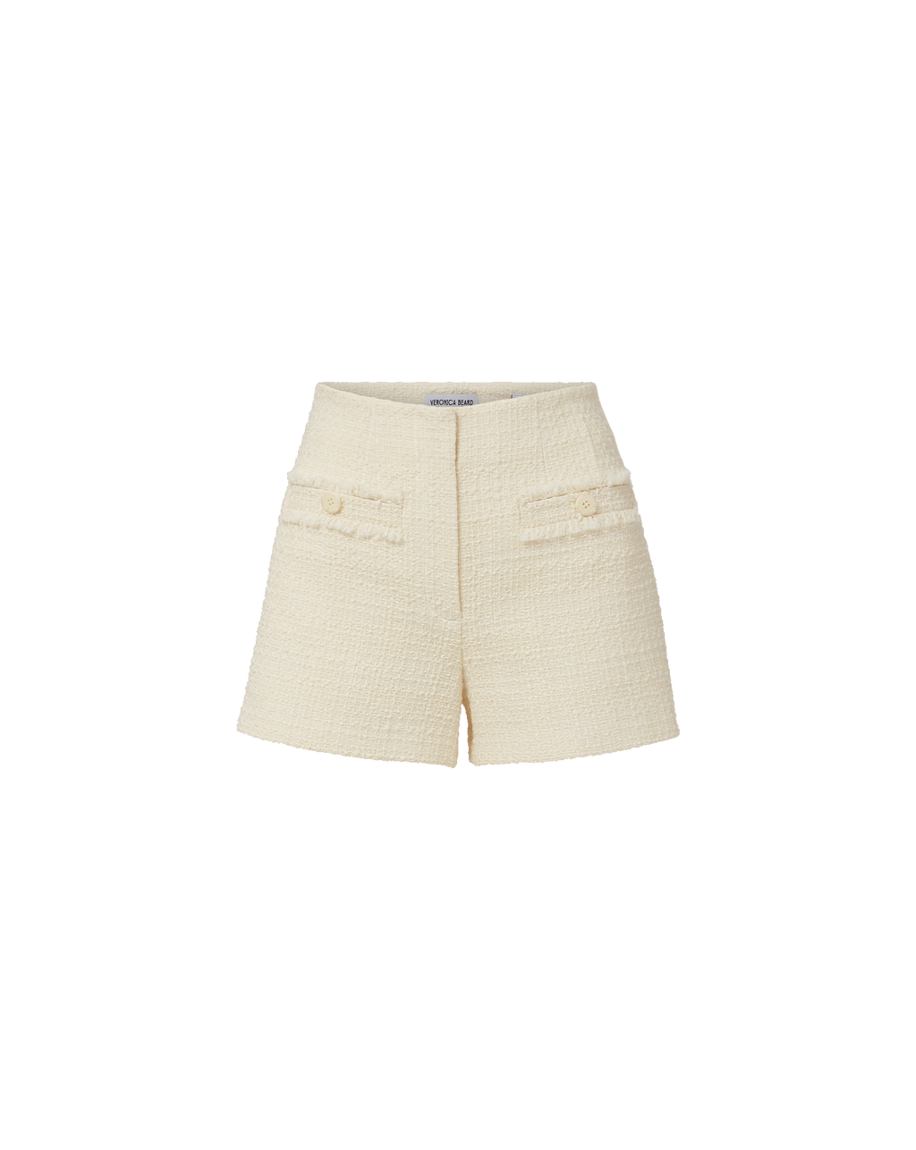 Veronica Beard Gershwin Tweed Short - Dove White