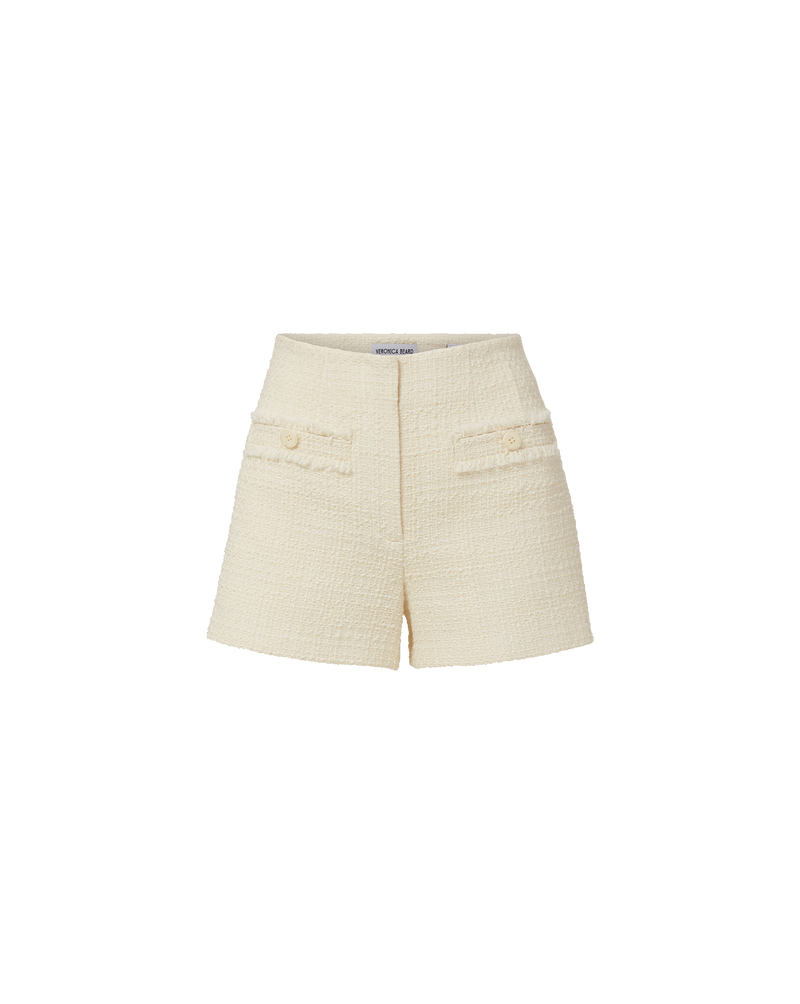 Jazmin Tweed Short in Ecru Multi | Veronica Beard
