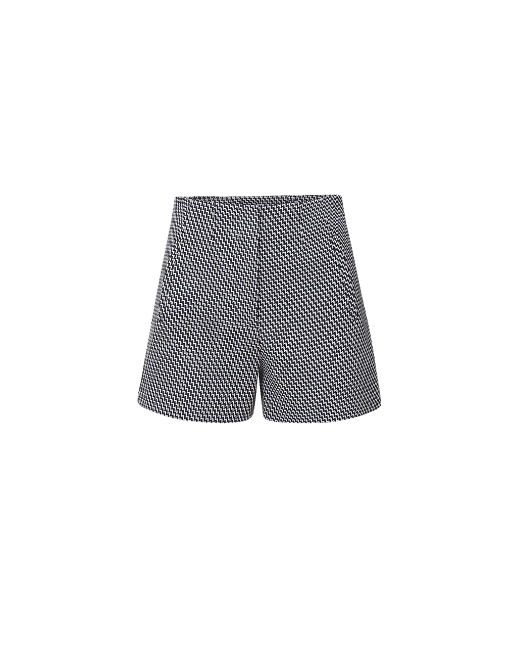 Veronica Beard Jazmin Tweed Short - Navy/Dove White