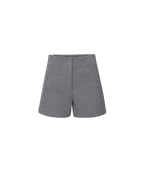 Veronica Beard Jazmin Tweed Short - Navy/Dove White