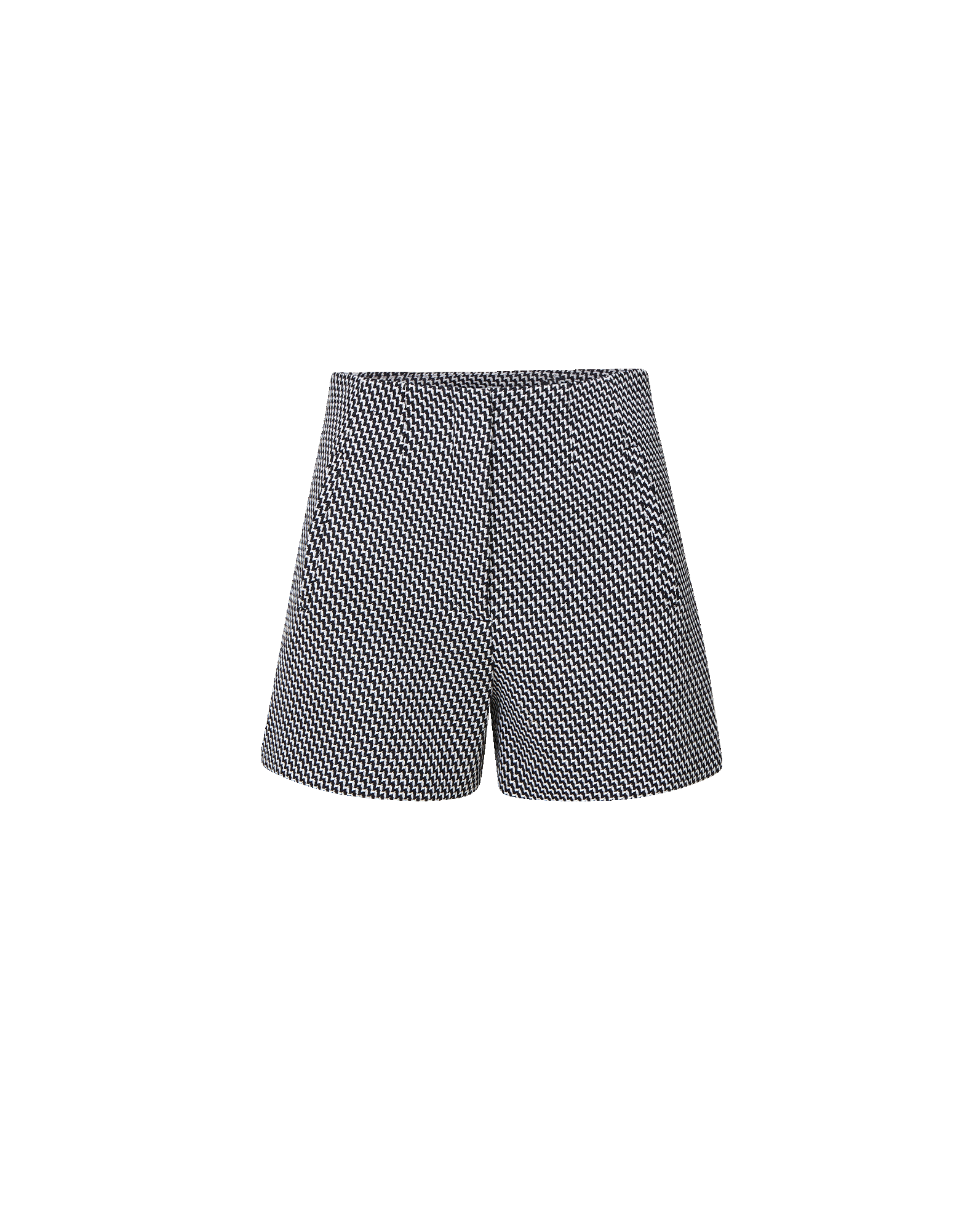 Veronica Beard Jazmin Tweed Short - Navy/Dove White