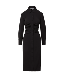 Veronica Beard Loxley Midi Shirtdress - Black