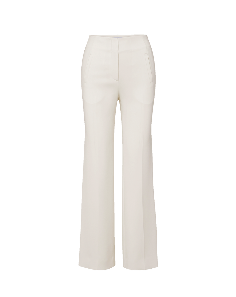 Veronica Beard Althea Kick-Flare Pant | Dove White