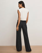 Veronica Beard Cliffwood Cropped Vest - Dove White