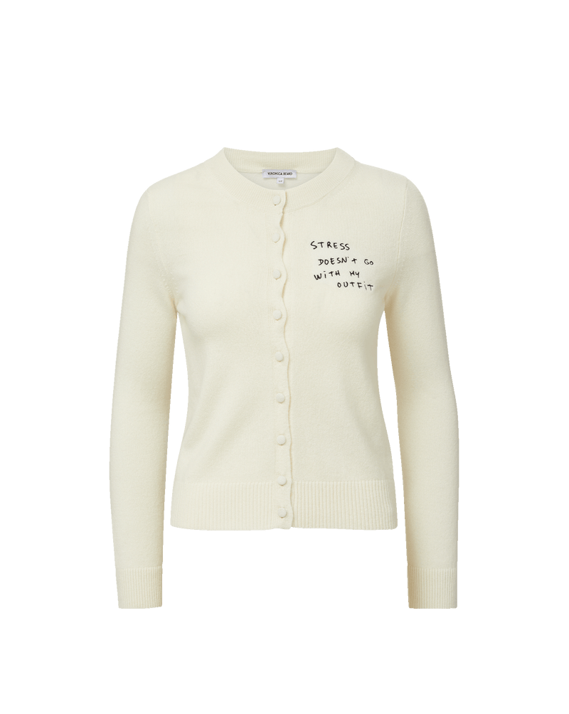 Daro Cashmere Cardigan in Pink Petal | Veronica Beard