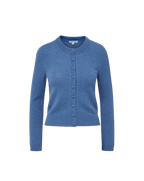 Veronica Beard Daro Cashmere Cardigan - Blue Coast Melange