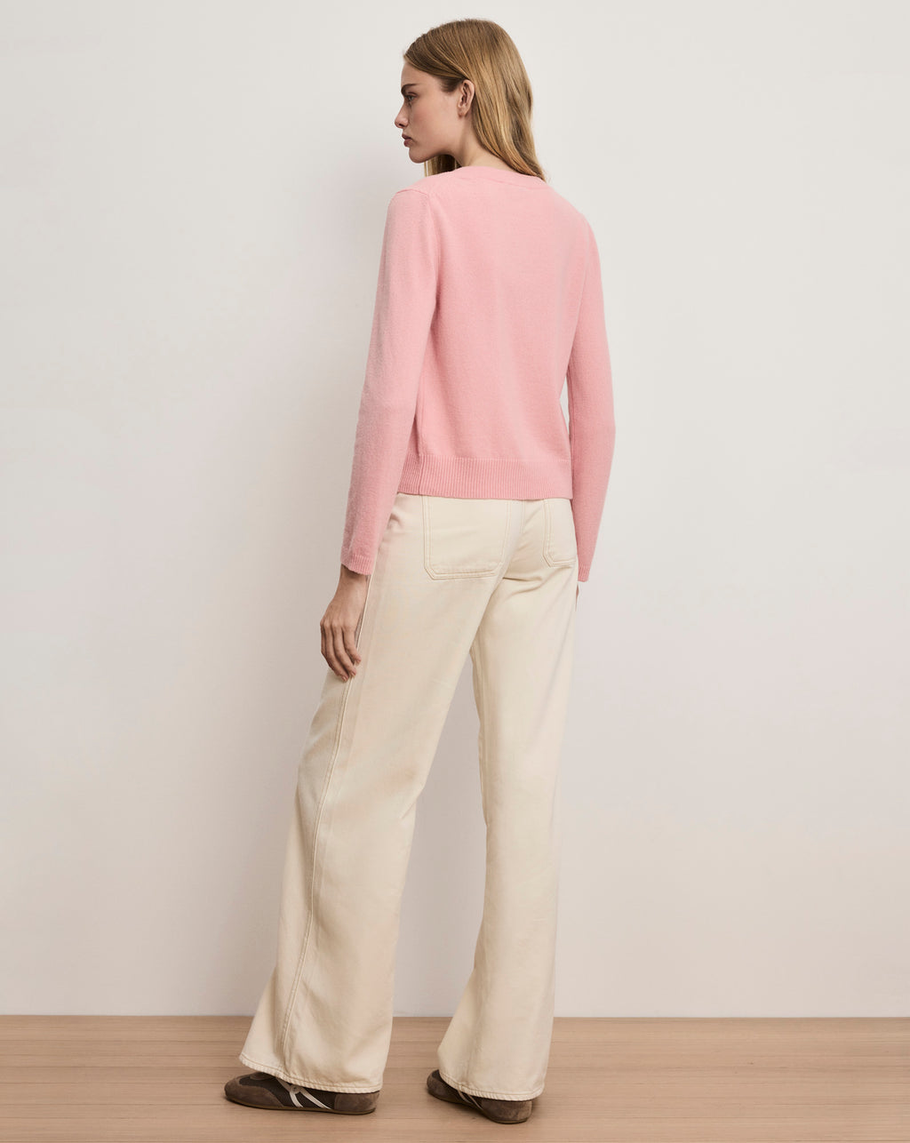 Veronica Beard Daro Cashmere Cardigan - Petal