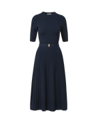 Elthea Belted Midi Dress