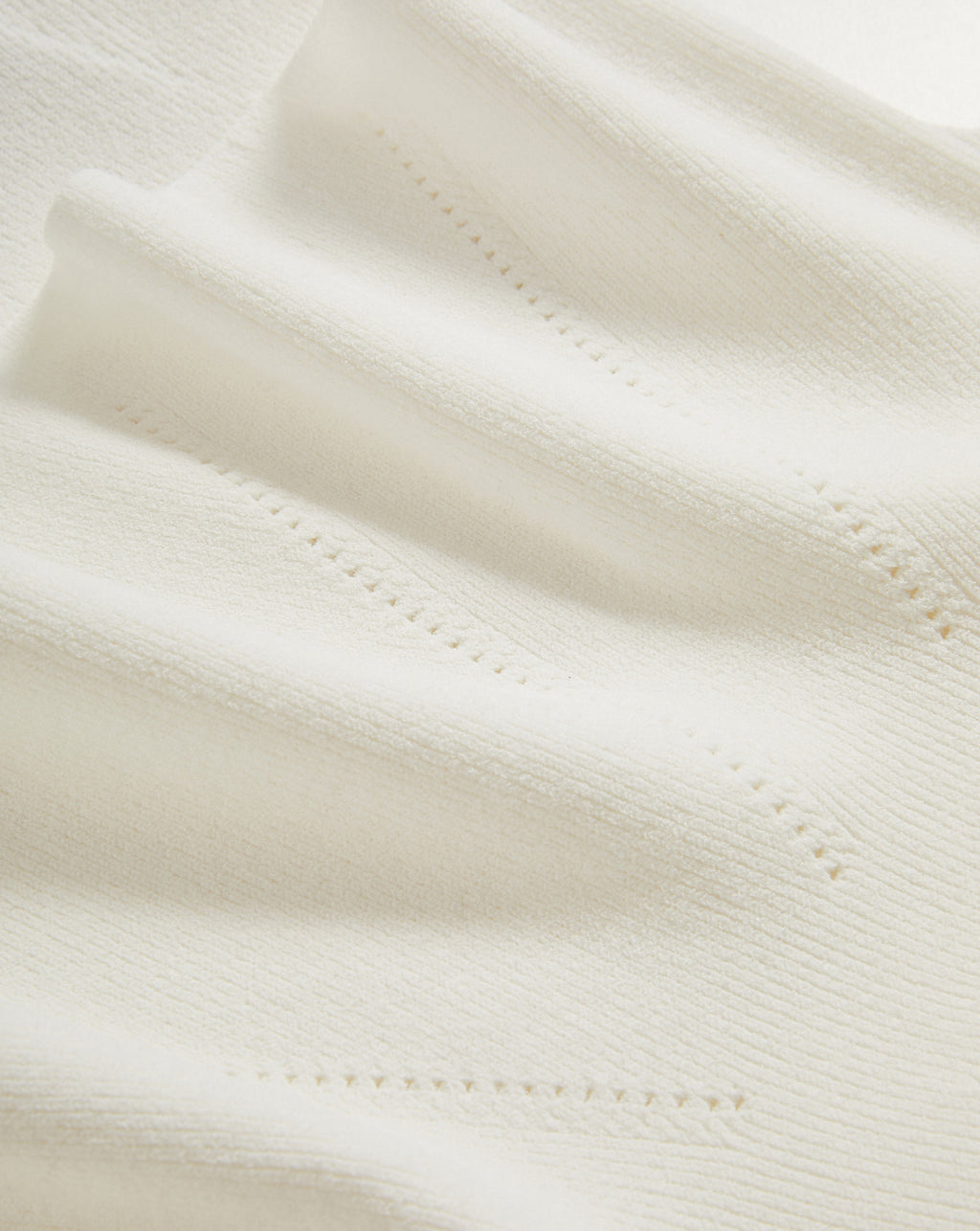 Veronica Beard Seraphine Knit Peplum Top - Off-White