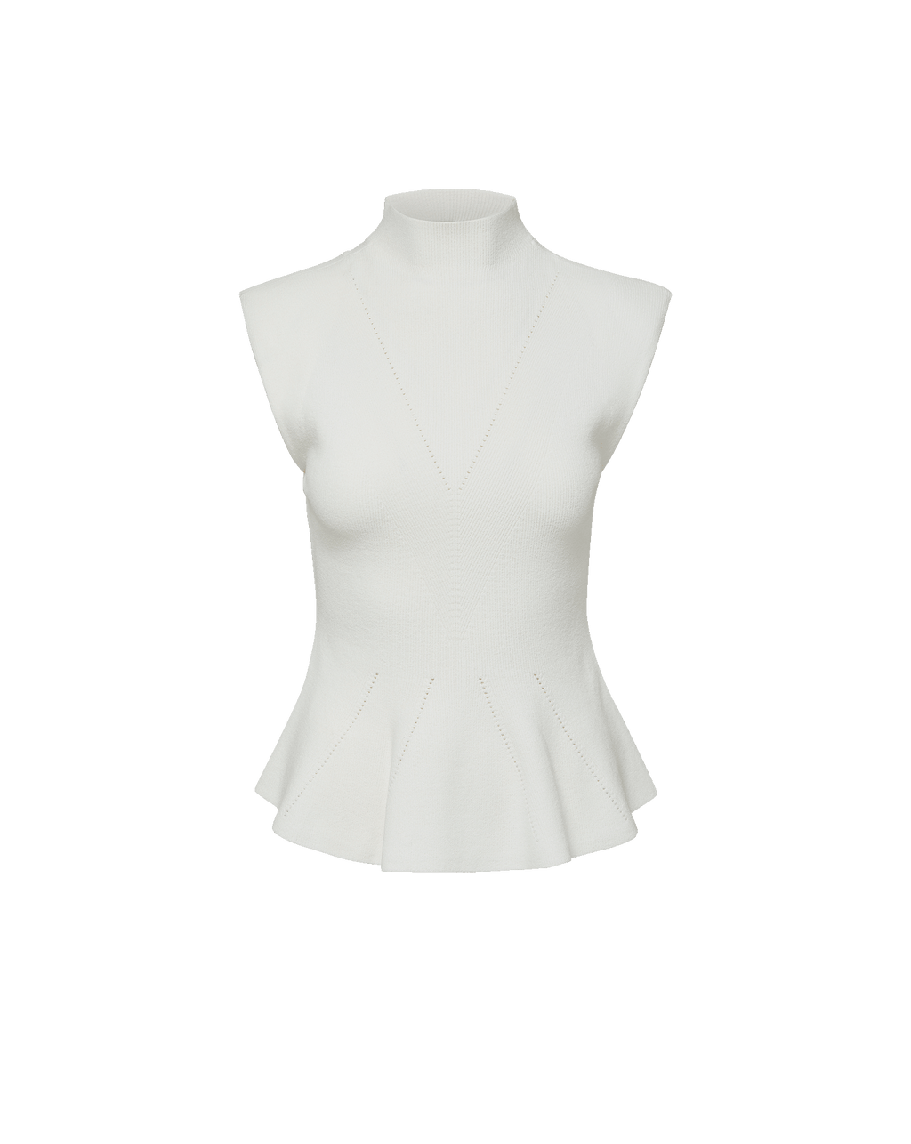 ボーダーズ アットバルコニーPEPLUM SLEEVELESS TEE38 BORDERS at BALCONY(ボーダーズアットバルコニー) PEPLUM TEE