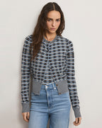 Veronica Beard Cambria Knit Cardigan - Blue Jay Multi