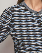Veronica Beard Cambria Knit Cardigan - Blue Jay Multi