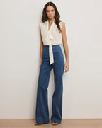 Veronica Beard Frenkle Denim Pant - Cosmo