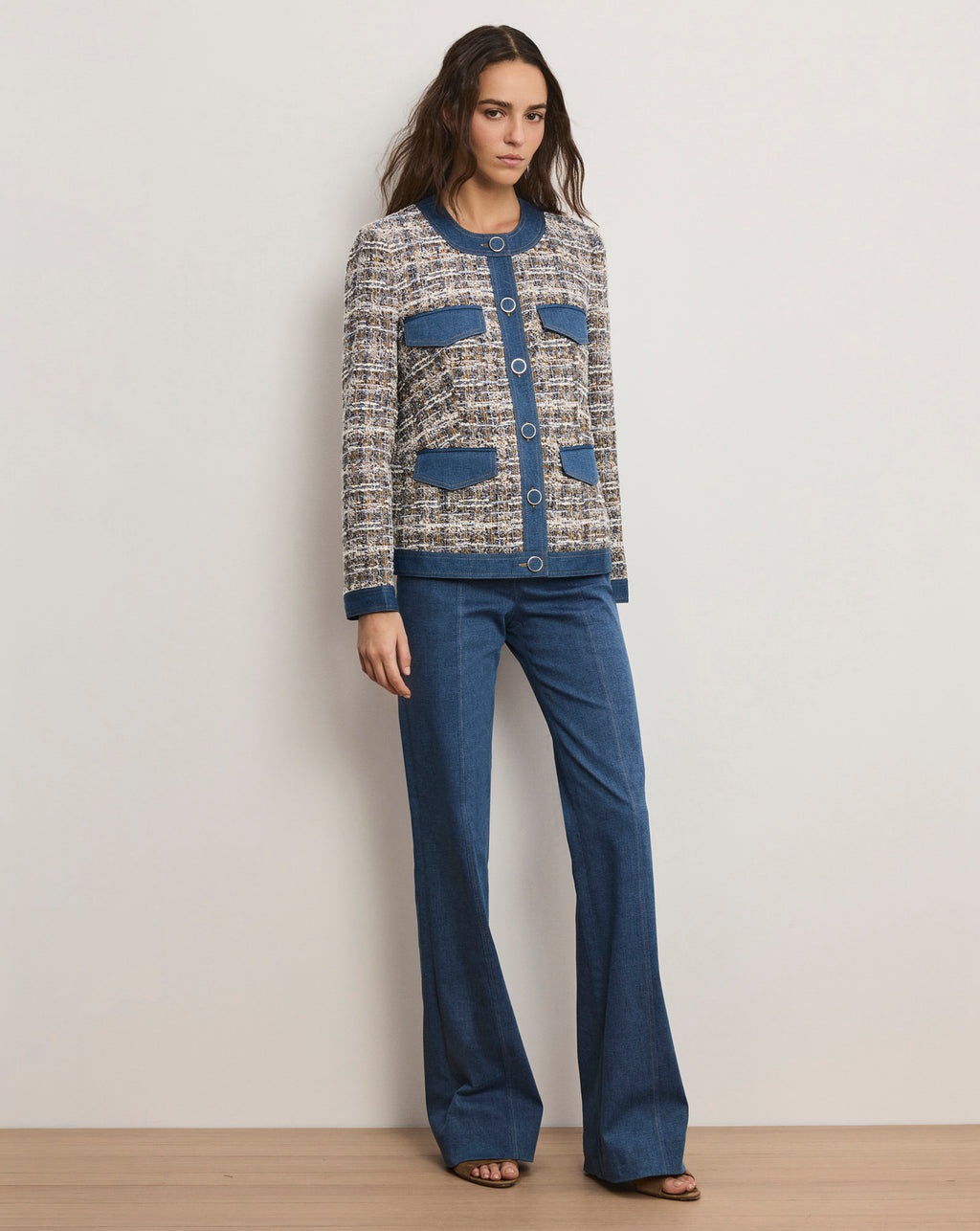 Veronica Beard Frenkle Denim Pant - Cosmo