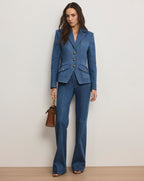 Veronica Beard Frenkle Denim Pant - Cosmo