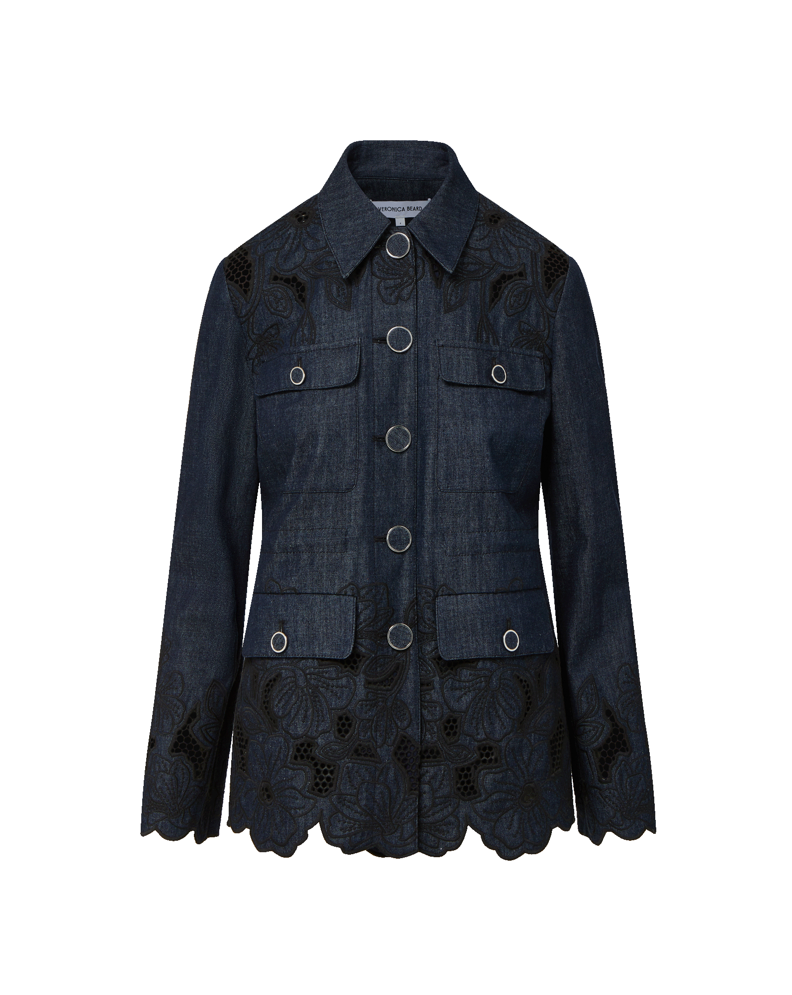 Veronica Beard Women's Kiki Jacket - Blue - Size 00 - Indigo Rinse Veronica Beard Women's Kiki Jacket - Blue - Size 00 - Indigo Rinse