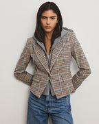 Veronica Beard Oversized Hoodie Dickey - Grey Melange