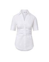 Veronica Beard Devra Button-Down Shirt - White