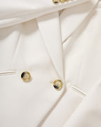 Veronica Beard Rickie Cropped Dickey Jacket - Off-White