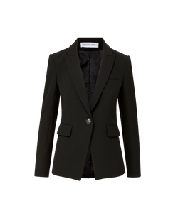 Veronica Beard Miller Single-Breasted Dickey Jacket - Black