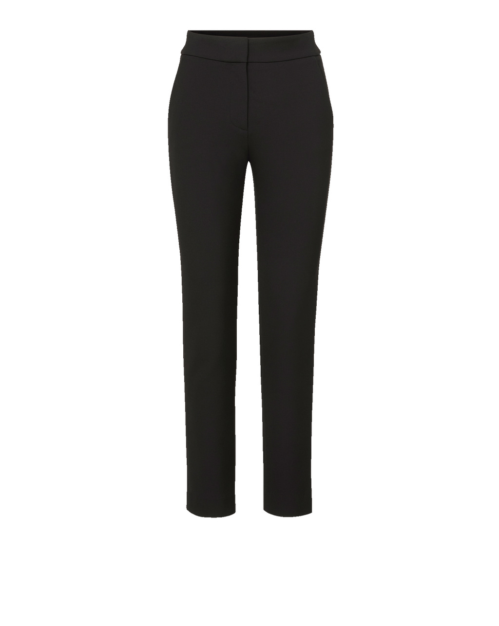 Veronica Beard Black slim-fit trousers with a flat front and