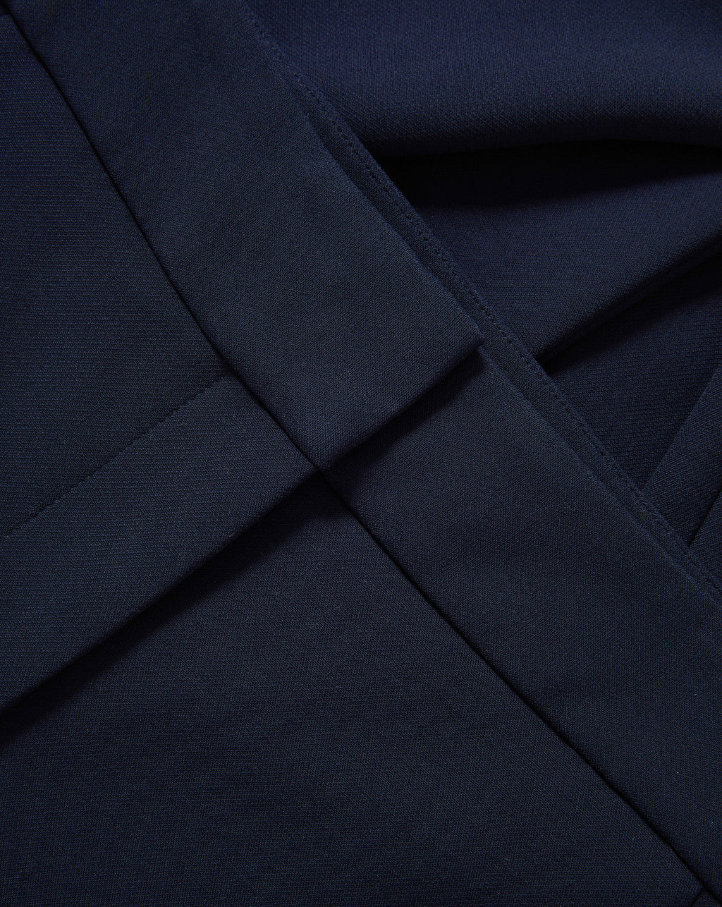Veronica Beard Renzo Clean Waistband Pant - Navy
