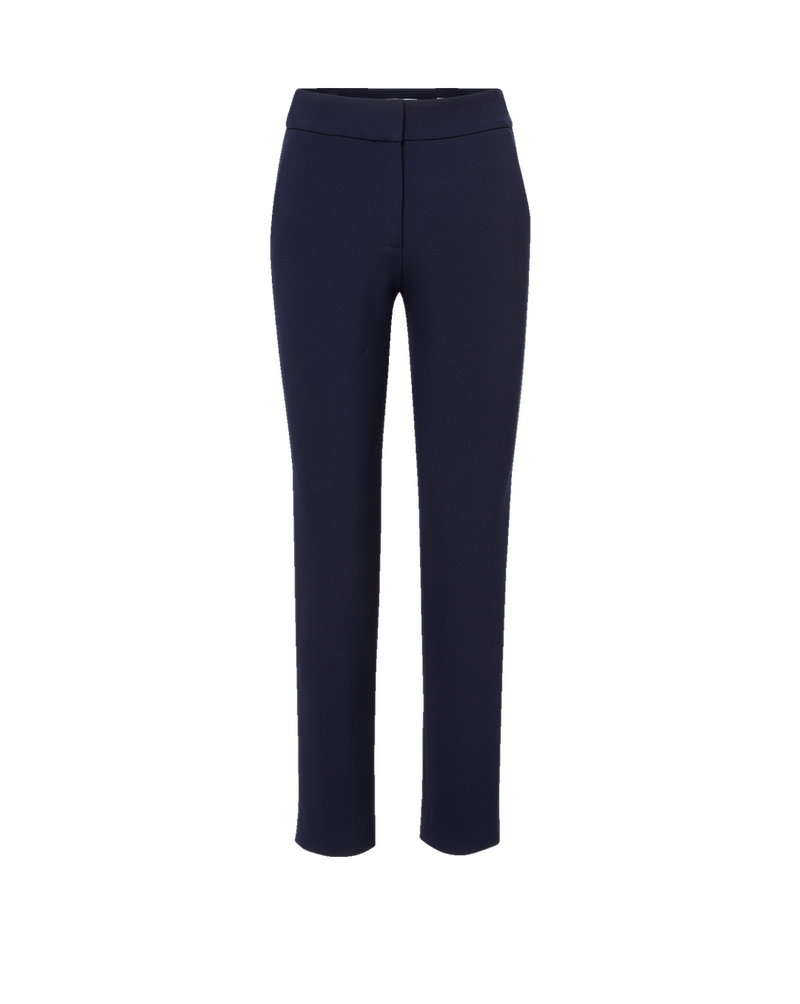 Veronica Beard Renzo Clean Waistband Pant - Navy