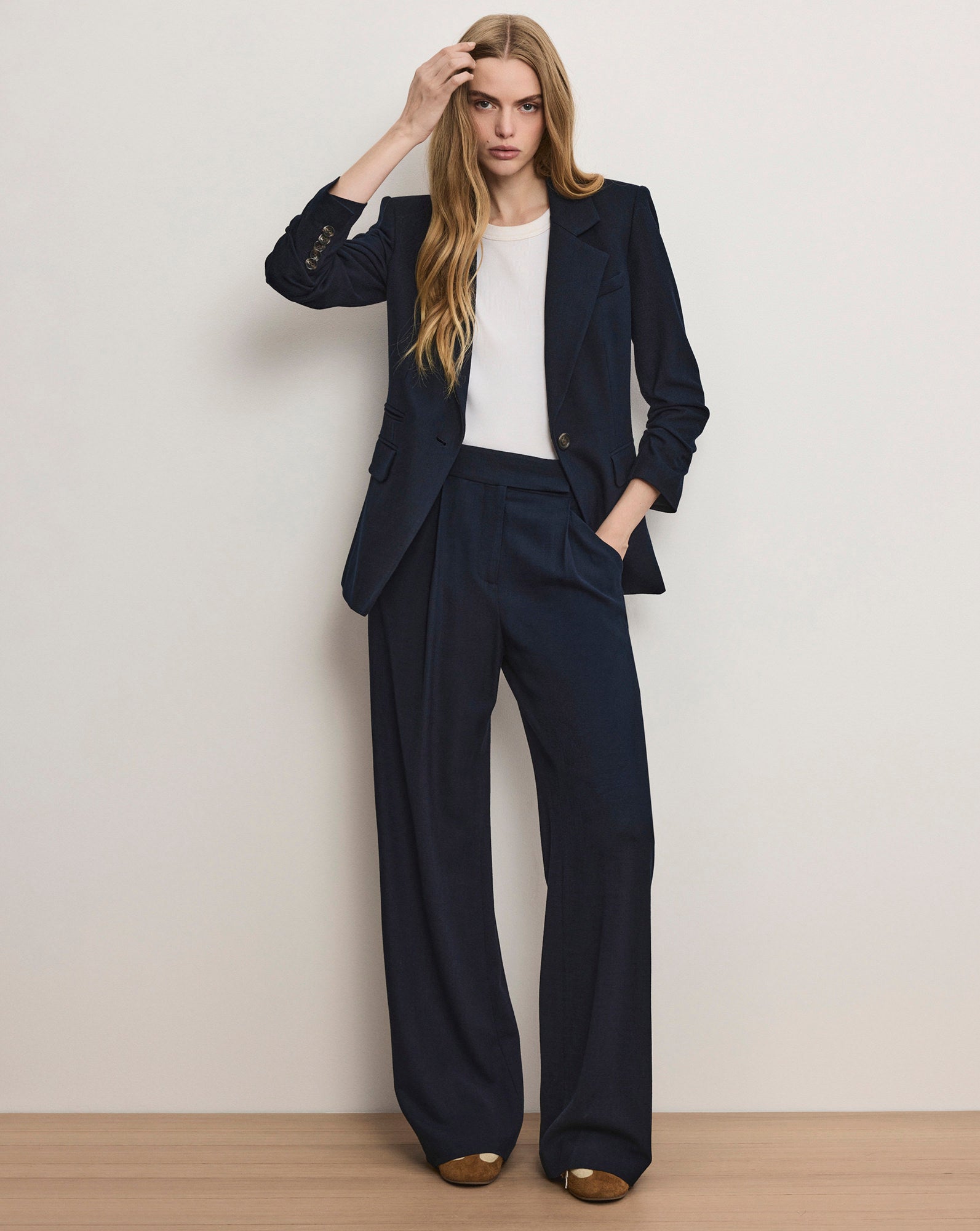 Battista Dickey Jacket in Navy | Veronica Beard